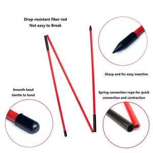 Bastone di Allineamento da Golf Pieghevole con Logo Personalizzato per Allenamento di Putting e Swing, Ausilio per Putting in Fibra di Vetro - Product Image 5