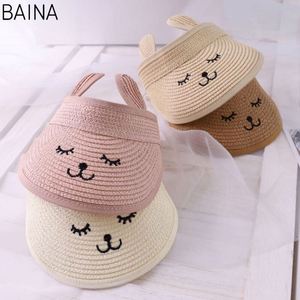 Children <b>Straw</b> <b>Hat</b> Casual Shade Sunscreen Kids Beach Sun <b>Hats</b> Visors Cap - Product Image 4
