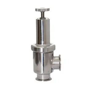 Stainless Steel Adjustable Safety Relief Valves Valve High Pressure Control Pump Parts Pressure Relief Safety Valve Customized