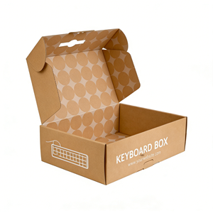 Boîte en carton ondulé kraft durable auto-scellante avec pelliculage mat pour composants électroniques et informatiques, boîte intérieure personnalisée imprimée en gros - Product Image 2