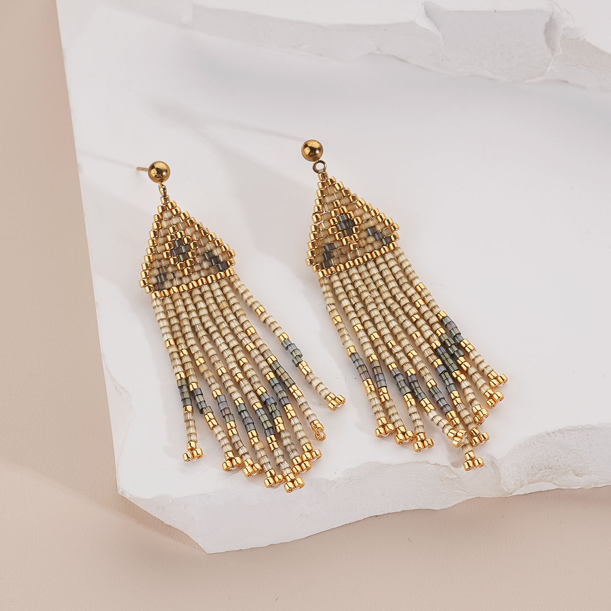 earrings glass beads