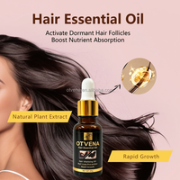 Huile Essentielle Bio OTVENA pour la Croissance des Cheveux, Réduit la Chute des Cheveux, Répare les Cheveux Cassés, Huile de Traitement Épaississante pour Hommes et Femmes