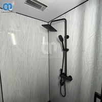 Maison capsule préfabriquée portable avec chambre et cuisine, utilisation extérieure, résistante aux intempéries, mini-maison pour villa, hôtel, bureau, toilettes