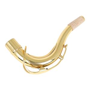 Saxophone ténor Bb avec col courbé laqué or, ensemble d'instruments à vent professionnel comprenant un étui, une embouchure et de la graisse pour bouchons - Product Image 4