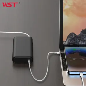 WST Power Bank mit guter Qualität Hersteller 65 W Super-Schnellladung große Kapazität 20000 mah Power Bank für Laptop