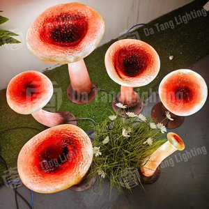 Lumières décoratives LED en forme de mini champignons en grappe pour les parcs, les sites pittoresques et l'ambiance des jardins nocturnes - Product Image 3