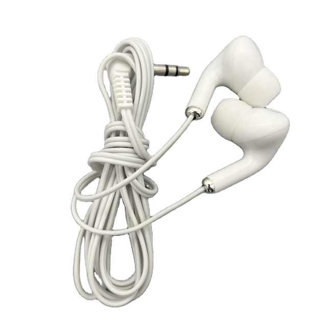Customized LOGO Wired Headphones Professional Manufacturer Earbuds Headphone Made in China for Airplane