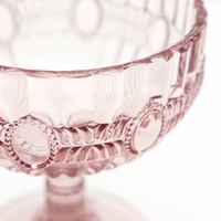 Gobelets à vin vintage rétro en cristal gaufré transparent, faits à la main, de qualité supérieure, écologiques, 400 ml, pour la vente en gros