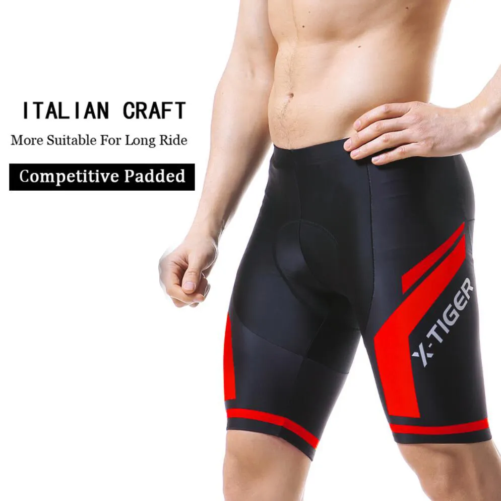 Gratis untuk kustom Logo 9D bantal silikon celana pendek bersepeda OEM celana pendek dapat scycling celana berkendara empuk sepeda