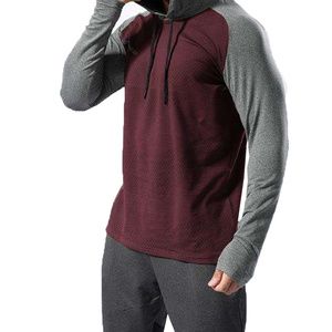 Nouveauté en gros : T-shirts à manches longues pour hommes, respirants, tricotés, style tendance, pour la course et l'entraînement - Product Image 6