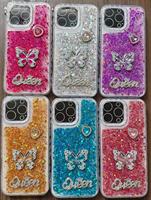 Coque de protection anti-chute BAILI Factory, nouvelle, magnifique, avec colle brillante et papillons, pour téléphones Tecno POP8/Smart 10C/Camon 40
