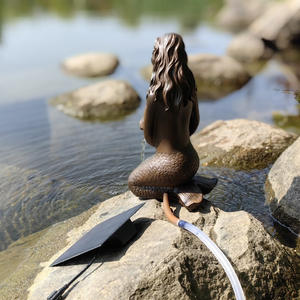 <span class=keywords><strong>Fontaine</strong></span> d'eau <span class=keywords><strong>solaire</strong></span> moderne de style nouveau, marque LIFA, <span class=keywords><strong>pas</strong></span> chère, pour intérieur/extérieur, statues de sirènes en résine, art déco - Product Image 3