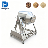 Mélangeur à double cône automatique en acier inoxydable 304 avec écran tactile PLC et moteur AC pour le mélange de poudres sèches et d'épices