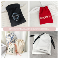 Petite pochette en coton avec cordon de serrage, mini sac de rangement pour rouges à lèvres, tampons, autocollants faits main, bougies, emballage de bijoux et montres