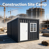 Casa Contenedor Desmontable de Panel Sándwich Transpirable con Aislamiento Térmico para Sitios de Campamento Minero en Climas Extremadamente Fríos
