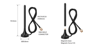 Antenne de voiture externe omnidirectionnelle active de haute qualité avec installation magnétique, performances optimales, 29,8*110,5 mm, GSM 2G 3G 4G LTE, pour extérieur
