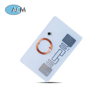 RFID 13.56mhz + 125khz HF + LF Double/double/deux fréquences imprimable carte à puce blanche vierge pour le contrôle d'accès de porte d'ascenseur