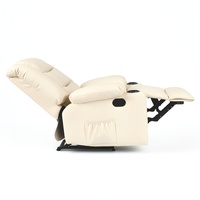 Fauteuils inclinables pivotants, chaise inclinable de première classe d'avion, cuir Amala