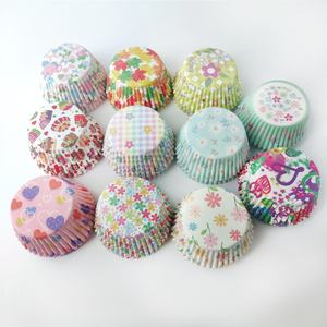100 Uds tazas <span class=keywords><strong>de</strong></span> postre desechables grandes revestimientos redondos para cupcakes para panadería tienda fiesta aperitivos pastel Pop Display - Product Image 3