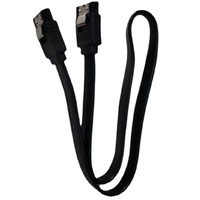 Cable de Conector Recto para Disco Duro SATA 3.0 Personalizado, Transferencia de Datos de 6 Gbps, Cable Serial ATA III para SSD, HDD, DVD (Negro)