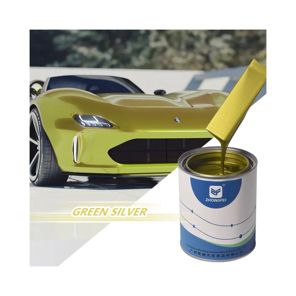 Atacado de pintura para reparo de automóveis, kit profissional de pintura automotiva com mistura acrílica para pintura automotiva