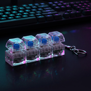 CCH Customized cartoon DIY <b>keyboard</b> acrylic keychain creative stress-relieving keychain - Product Image 2