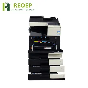 Digitale Fotokopieerapparaat Machine Alle-In-een Kantoor Printer Konica Minolta Bh 227 287 C368 C458 Gebruikt Printers