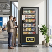 Distributeur automatique intelligent LERKE de snacks et boissons sans espèces pour entreprises en Europe
