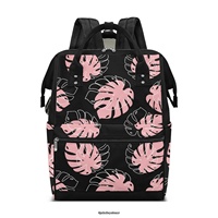 Sac à langer pour nouvelles mamans, design personnalisé hawaïen, grande capacité, sac à dos de voyage pour maman