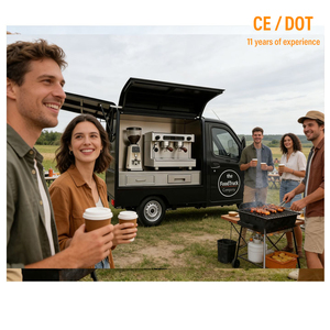 Triciclo Elettrico a 3 Ruote <span class=keywords><strong>Piaggio</strong></span> Ape Tuk Tuk Completamente Attrezzato Uso Ristorante, Carrello Bar Mobile e Chiosco Caffè in Vendita - Product Image 2