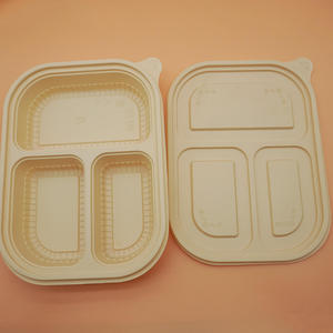 Wholesale Disposable Corn Starch Food Container Biodegradable Compostable <b>Lunch</b> <b>Box</b> for Restaurant and Takeaway - Product Image 5