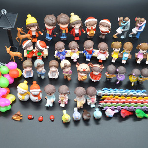 New Thiết Kế Phim Hoạt Hình Đáng Yêu Đồ Chơi Trẻ Em Trẻ Em Con Người Bé Búp Bê Nhựa Thu Nhỏ Hình - Product Image 4