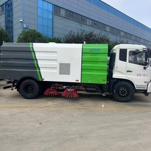 Camión barredor de calles Dongfeng de 15 CBM para trabajo pesado con componente de motor principal y barredora de polvo - Product Image 3