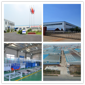 4 mặt kim loại hậu cần Xe đẩy 600kg Công suất có thể khóa chống ăn mòn dây thép cán <span class=keywords><strong>container</strong></span> lưu trữ hàng hóa thiết bị - Product Image 6