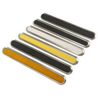 Bandes tactiles non réfléchissantes double face en acier inoxydable pour indicateurs de pavage, pour zones publiques, protection IP68