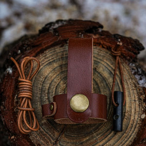 Juego de cuchillos suecos Chuanyeren Mora con funda de cuero Crazy Horse, varilla de magnesio, herramienta de supervivencia para bushcraft, <span class=keywords><strong>camping</strong></span> y escalada al aire libre. - Product Image 1