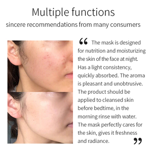 Mascarilla hidratante de sandía para dormir, ilumina la piel seca, aclara la opacidad, para el cuidado nocturno de la piel seca, 50ml - Product Image 4