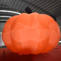Citrouille gonflable géante publicitaire, modèle gonflable commercial pour fête d'Halloween