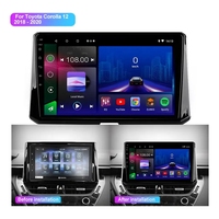 10 pouces Android Auto lecteur stéréo autoradio 2 Din GPS Navigation pour Toyota Corolla 2018 2019 2020 Levin 4G DSP caméra de recul