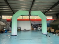 Arche gonflable publicitaire en PVC renforcé, hermétique, ronde, avec points d'ancrage renforcés pour entrée de salon professionnel