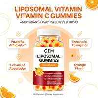 Gummies à la vitamine C avec cynorrhodons et bioflavonoïdes, formule immunitaire naturelle, collagène, gummies à la vitamine C
