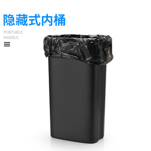 Venta directa de contenedores de basura comerciales de acero inoxidable, de doble compartimento, accionados con el pie, con tapa, silenciosos, para separación de residuos húmedos y secos. - Product Image 3