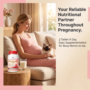 Comprimés d'Acide Folique et de Fer à Marque Blanche OEM pour l'Hémoglobine, l'Énergie et le Soutien à la Grossesse – Supplément Minéral et Vitaminique - Product Image 5