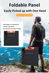 250W <b>Portable</b> Folding <b>Solar</b> | Factory Direct | Custom OEM Supported | CE/TUV Certified for <b>Solar</b> Distributor - Product Image 4