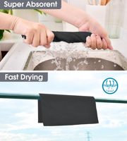Mikrofaser-Reinigungs tuch rolle Abreiß tücher Flusen frei Wieder verwendbar Wasch bar 20 Blatt für Küchen autosc halen Empfindliche Oberflächen