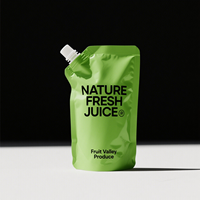 Détergent en plastique Doypack Bec debout Sac de savon cosmétique pour le corps Emballage de gommage Pochette de recharge de liquide de 1 litre pour le linge
