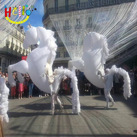 Costume de cheval gonflable avec lumière LED, mobile de décoration de boîte de nuit
