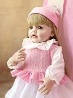 Mignon doux émaillé fille reborn bébé grands yeux série latex bébé fille jouets délicat lavable