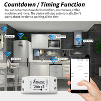 Smart Home Wireless WIFI Switch 1/2/3Gang Touch Kaca Panel Switch Kehidupan Cerdas Remote Control Switch Bekerja dengan Google Home Alexa