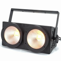 2 yeux Led Audience Blinder Lights 2x100W Led COB Par Lights 200W RGBW 4IN1 LED Strobe Wash Effect Light